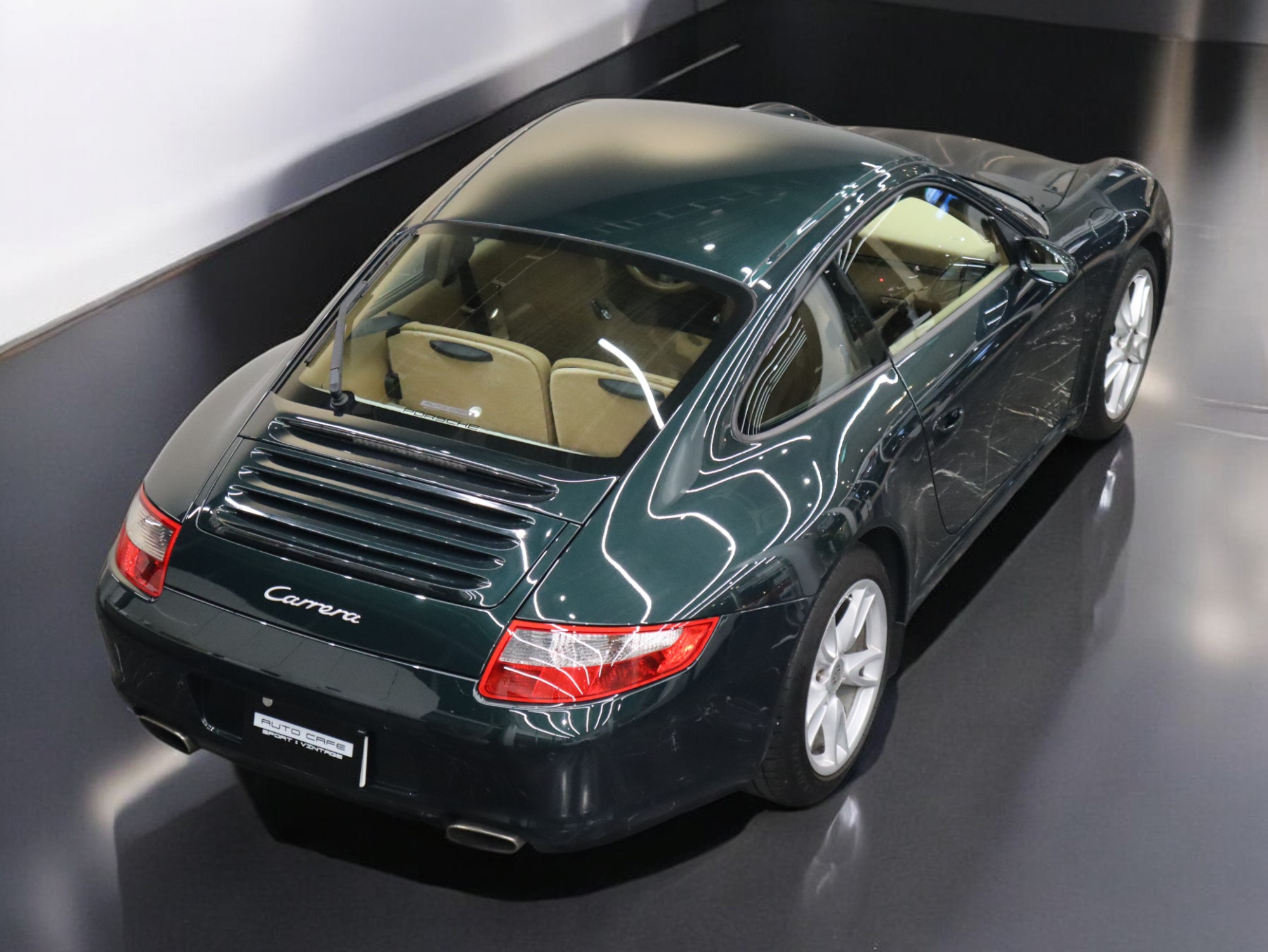 ポルシェ911カレラ（Type997.1）ティプトロニックS<br>シリンダー内視鏡点検済み<br>インタミ対策済み<br>フォレストグリーンメタリック